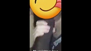 Snapchat bunny love sucking my dick