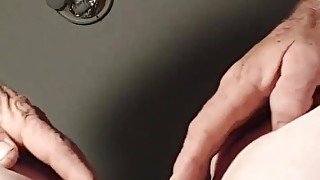 Squirting & dripping multiple orgasm, pregnant lips spread wide, fingered nose fucked lick n sucked