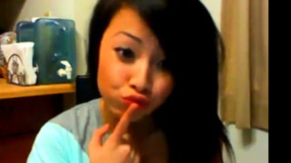 Pretty Hmong Collegegirl misses her bf aww