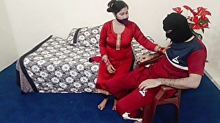 Indian Hot Chachi Sucking Cock and Hard Sex With Her Step Nephew