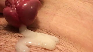 Cumshot closeup