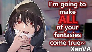 Flirty Dominant Coworker makes you HIS plaything😏(ASMR)(Dominant)(Playful)(Teasing)(Kissing)Part 2