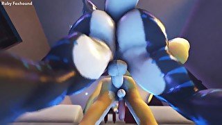 Muscular Futa Shark Fuck Furry Femboy in his tight Ass  Futanari PoV Yiff animation