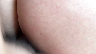 First anal video, painful, on the table