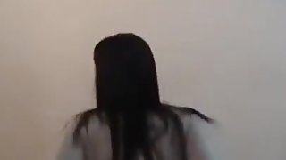 brunette sexy twerking