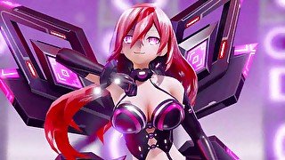 Hyperdimension Neptunia Iris Heart hentai undress dance - DatMMDGuy - Edit Smixix