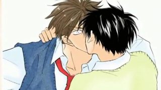 Japanese comic gay kissing