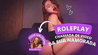 JOI ROLEPLAY  Sua namorada te liga no intervalo do trabalho e Guia sua Punheta 💦 -  Yuna Kitty