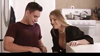 Step mom Sucks in the Kitchen