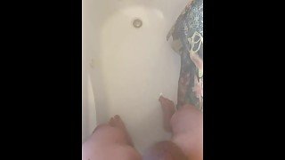 Cum shots in the shower solo male