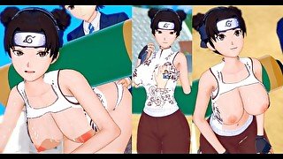 【エロゲーコイカツ！】Naruto(ナルト疾風伝) テンテン3DCG巨乳アニメ動画[Hentai Game Koikatsu! Tenten (Anime 3DCG Video)]