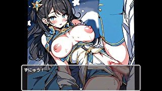 【エロゲームメイズサーガ実況（体験版）】「最悪です！！」 巨乳の女僧侶が生ハメ中出しセックス・・・（ファンタジードット同人エロゲーム 罪と快楽の街の冒険者たち～エロゲーム）