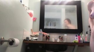 18 year-old Bathroom spy webcam - Fantastic Bumm views