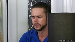 Brett Bradley and Mike de Marko enjoy amazing gay sex in the office