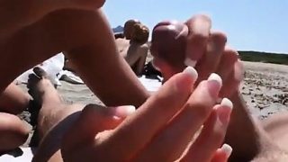 Beach blowjob and cum -  HOTWEBCAMTEENS .ORG