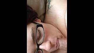 Sexy slut gets mouth fucked