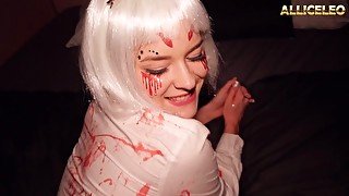 VLOG HALLOWEEN - Je fais un cosplay D'HALLOWEEN SEXY + Peinture FLUO sur mon corps