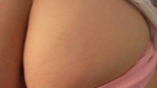 Redherad amateur slut sucking and jerking dick 1