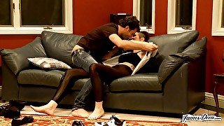 Girl X gets hard fucked from James Deen