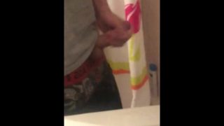 18Yo Jerking off in the toilet 4K 