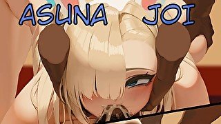 Hentai JOI Ichinose Asuna Girlfriend Experience (NTR, edging, CEI)