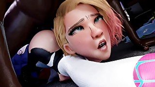 Fortnite Spider-Gwen Likes Her Dicks Strong Blacked