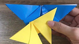 HOW TO MAKE BUTTER FLY WITH PAPER