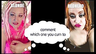 Comment which one made you cum blonde or redhead straight version