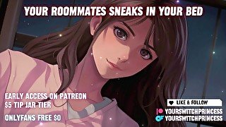 Horny Roommate Slut Seduces You and Let You Cum Inside