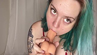 Slut Deep Throat Training 7 Min