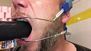 Horny Deepthroat Full Of Spit With Braces And Double Headgear - Teaser Video