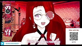 DeadlyDesiree Vtuber Cums SO MANY TIMES on Fansly Debut