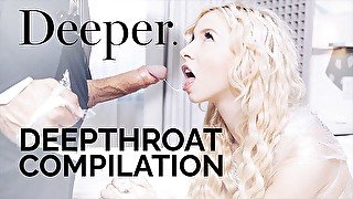 Deeper.THROATED COMPILATION