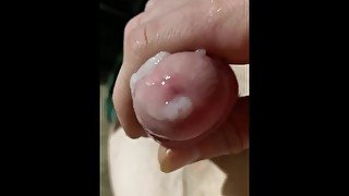 Cum covered dick and hand!