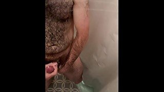 Hot Hairy Shower Wank