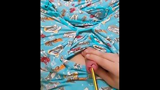 Sounding for the first time with a pencil - ABDL