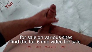 4k california blizzard snow cum sample video 2023