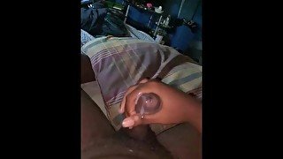 Early morning jerk off before work (slo mo)