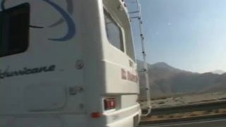 Babe gets fucked in my bang van