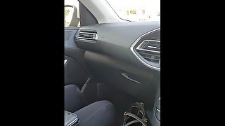 Step sister Caught Fucking with boyfriend in the parents car