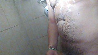 Getting off solo in hot milfs shower