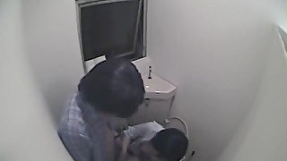 Hidden Japan Bathroom Blowjob