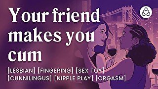 Your best friend licks your pussy until you cum [lesbian] [erotic audio]