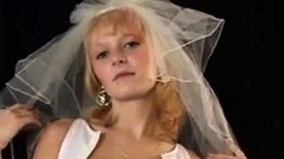 Teen bride with big tits