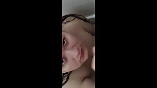 Fun shower ends in facial bbw huge tits