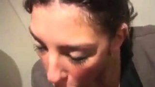 Girlfriend POV Blowjob in Toilet xIJWHx