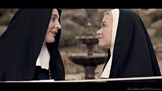 Sinful nuns are eating each others pussies and making love like there's no tomorrow