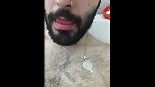 Handsome gay boy masturbate and cum !