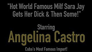 Cuban Queen Angelina Castro Gets A Huge Load Of Cum On Face!