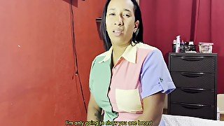 Step Mother Says: My Pussy Is Just For Your Father. English Subtitles